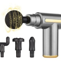 Massageador Massage Gun Profissional - 4 ponteiras - Supermedy